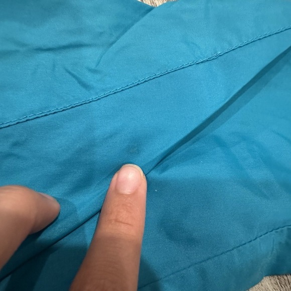 Vintage Nike Windrunner Windbreaker Jacket Teal Blue Hooded Full Zip Mens XL 90s - Picture 7 of 15